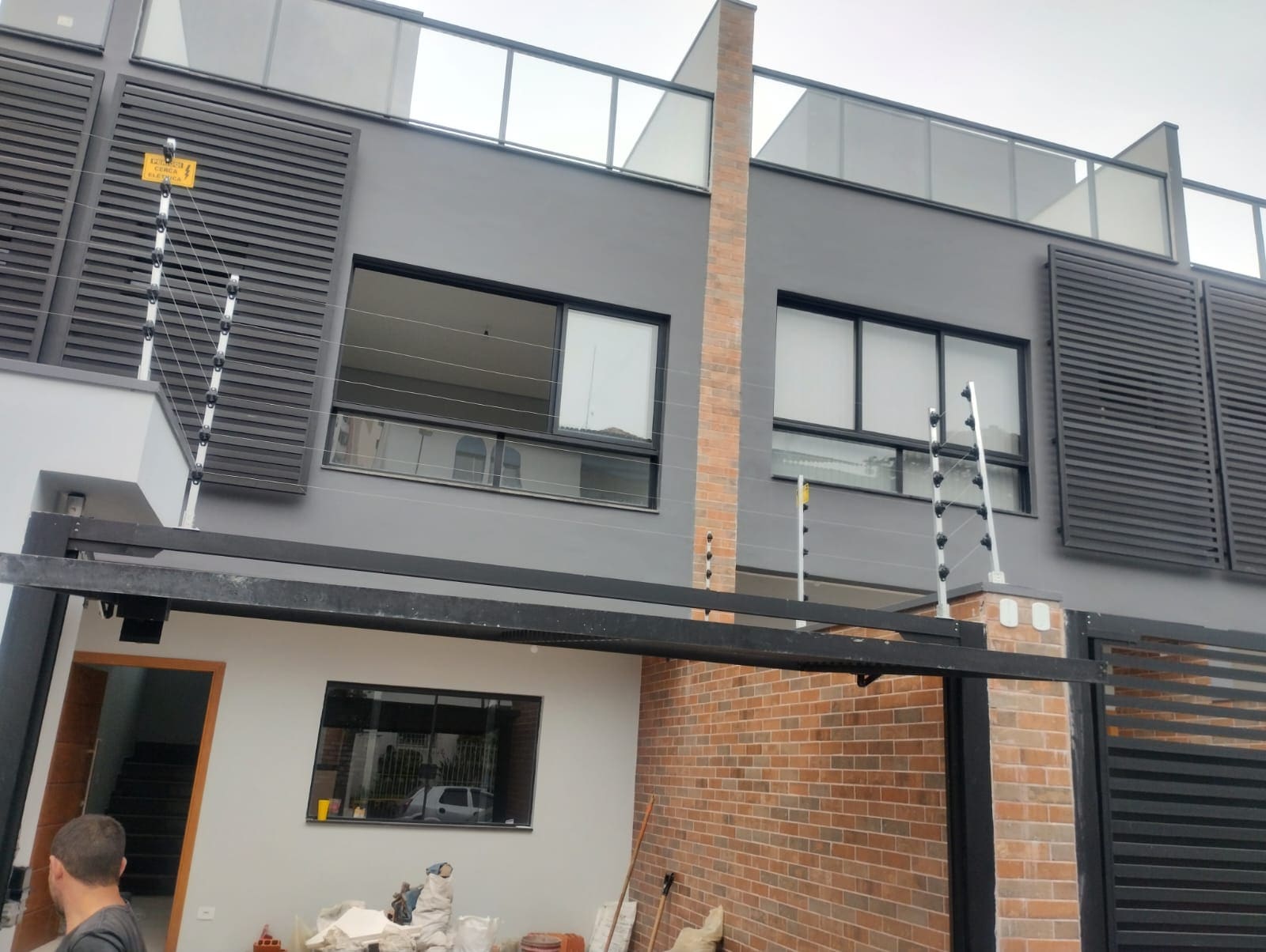Cerca elétrica residencial em Santo André
